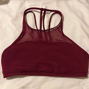 Lululemon sports bra - burgundy - size 8